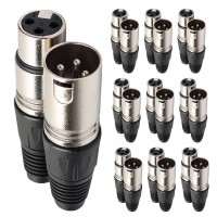 XLR Konektor Stage On SX 010-009 set od 20komada (ženski+muški)